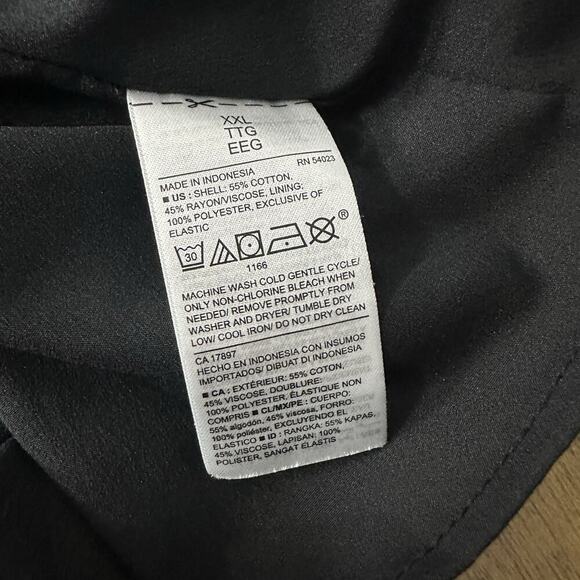 Old Navy Dress Womens XXL Black White Tigers Printed Lined Vacation Resort - Picture 10 of 14